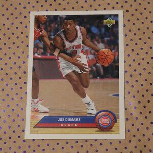 Joe Dumars P11 Basketball Card